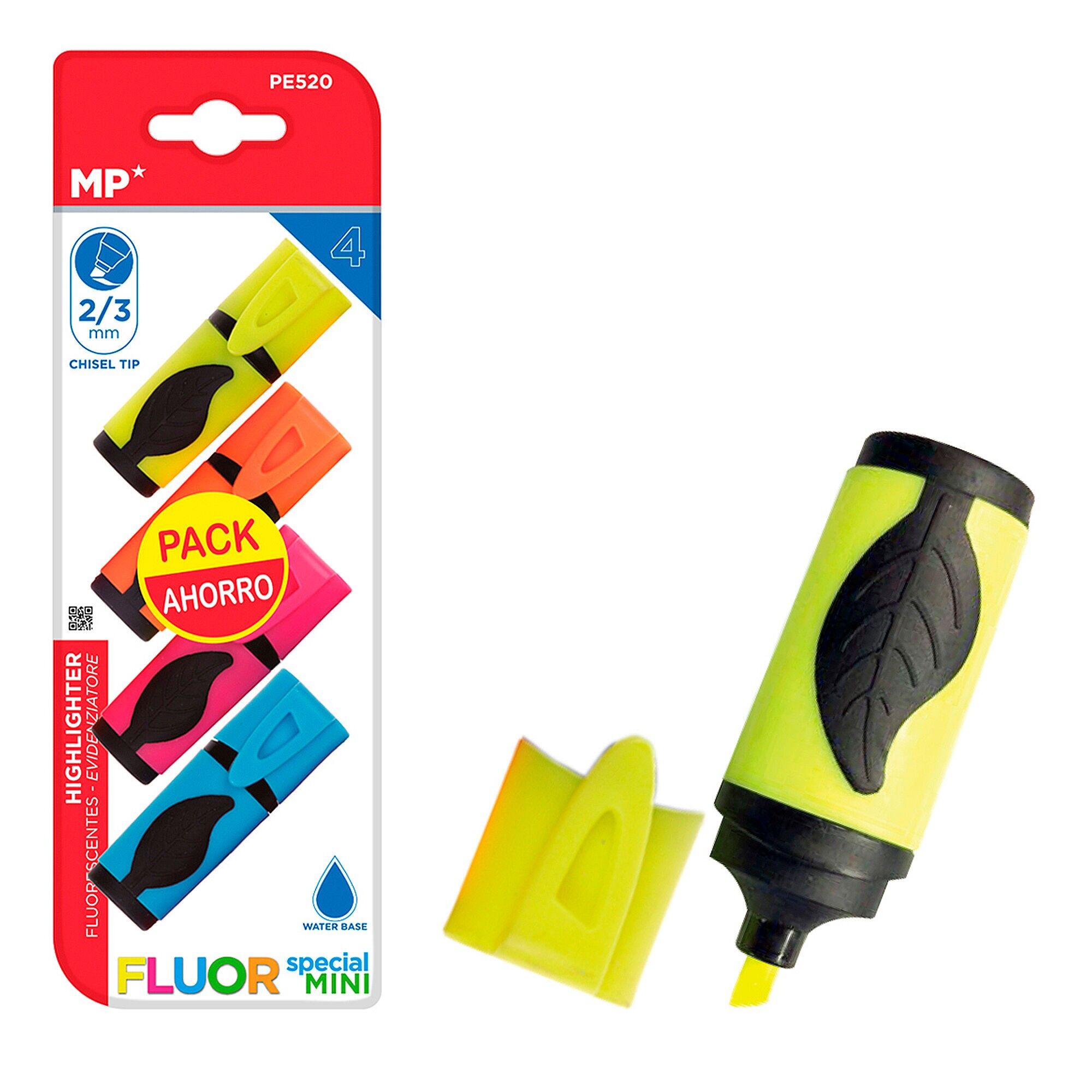 MINI MARKER 4 pz.CONFEZIONE RISPARMIO Colore:Multicolore