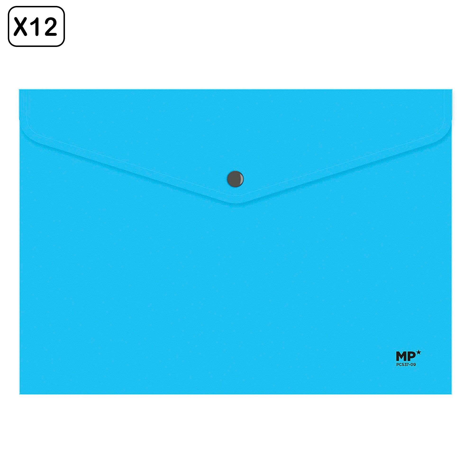 12er-Packung A4-Umschlagordner mit Knopfverschluss
