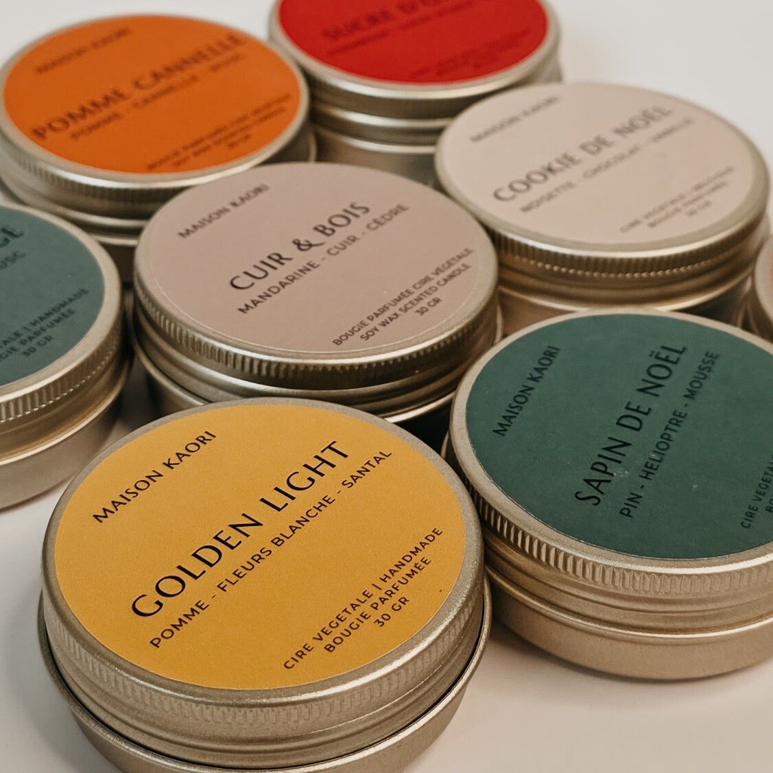 Mini scented candles - Autumn / Winter Edition