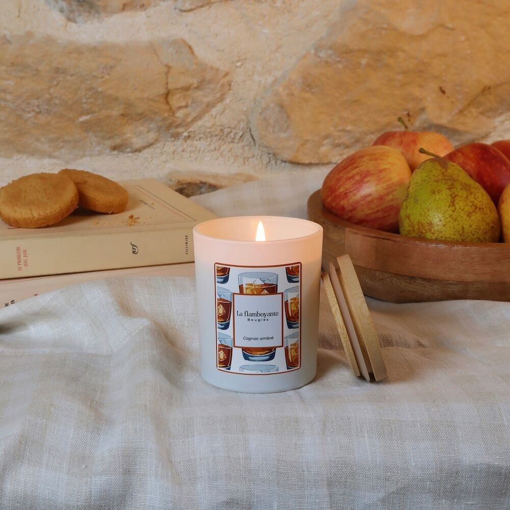 Cognac Amber scented candle