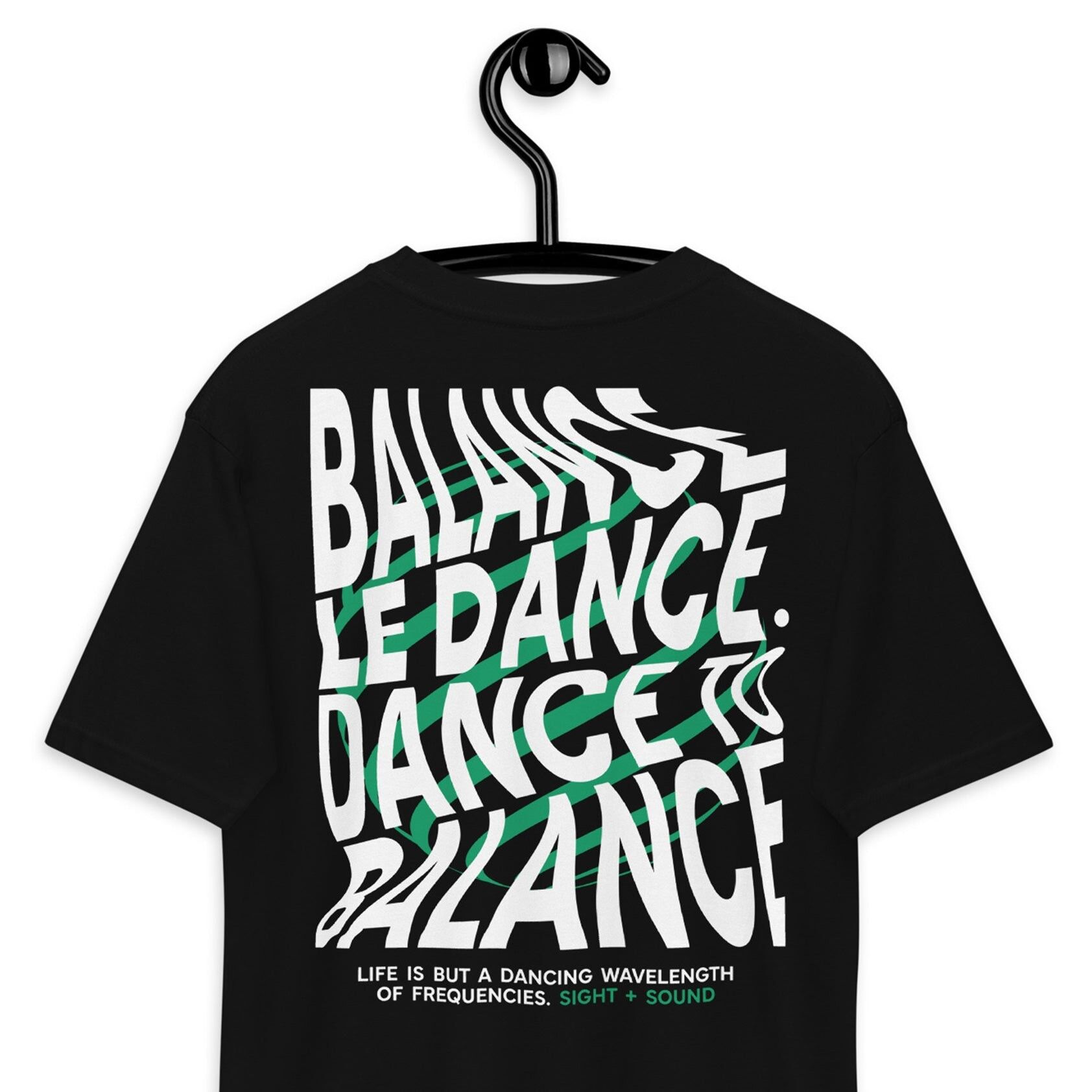 Balance Le Dance DISCO!T-shirt oversize ricamata in cotone