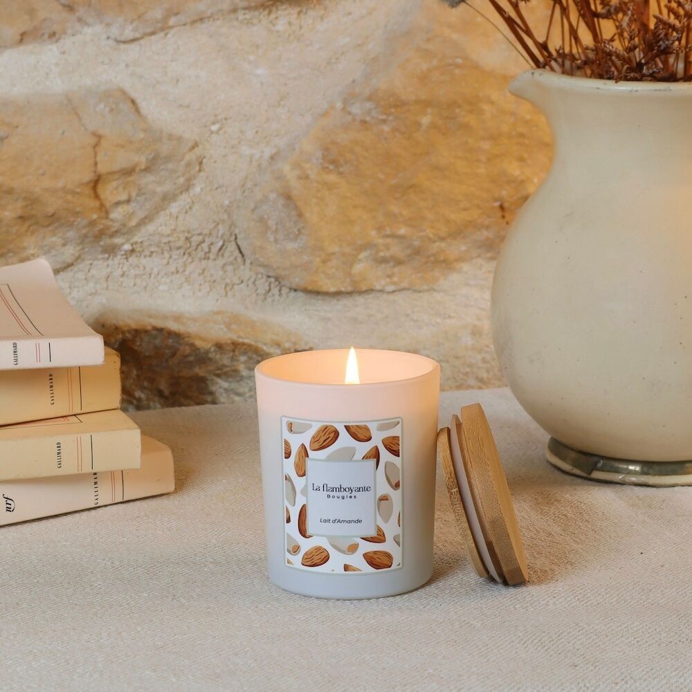 Almond milk scented candle