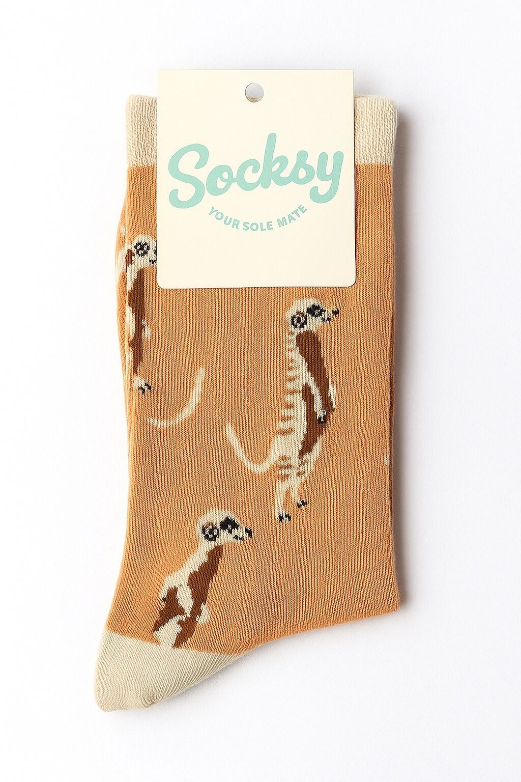 Calcetines de algodón orgánico Meerkat