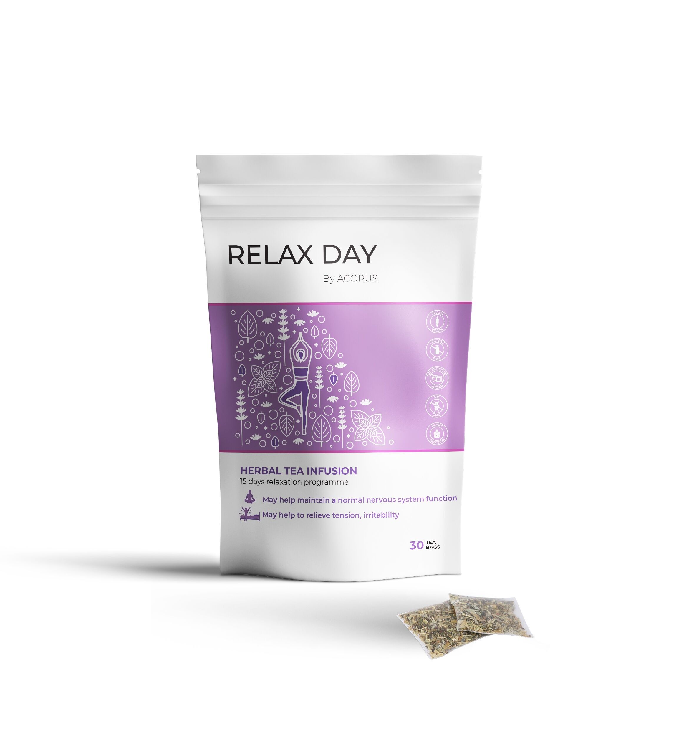 Programme de tisanes Relax Day – 30 sachets de thé naturel