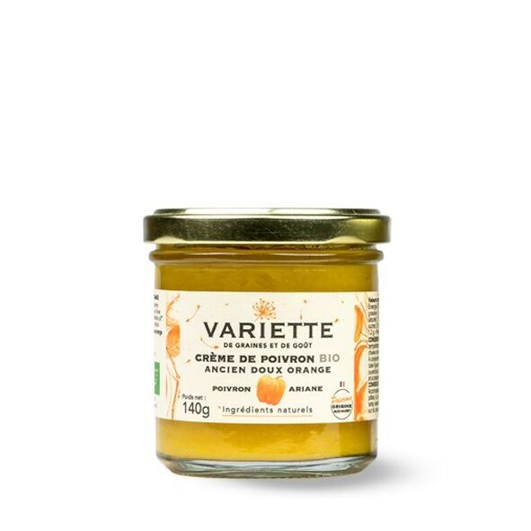 Crème de poivron ancien doux ARIANE ORANGE  - BIO