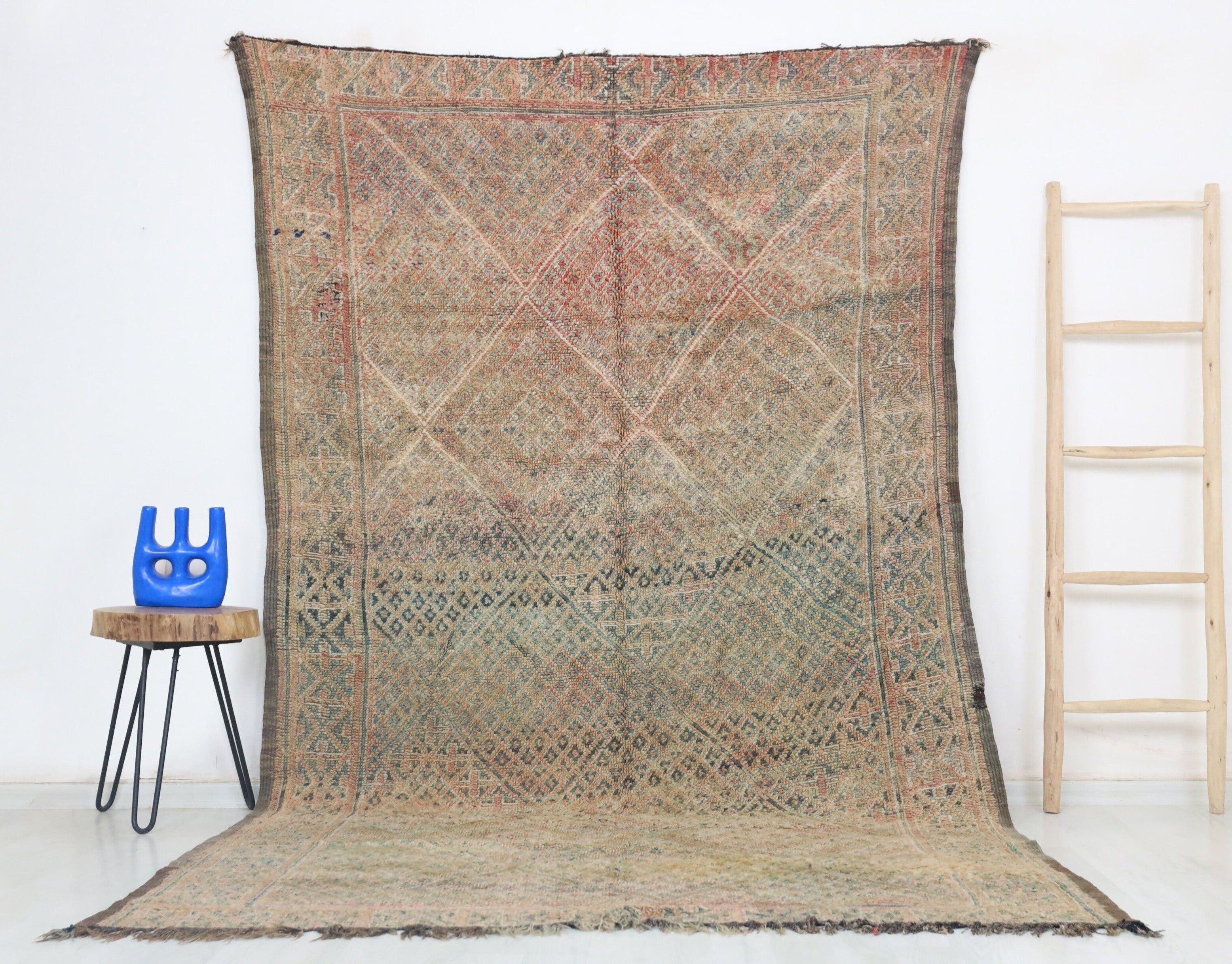 Alfombra marroquí vintage Sefruy 170 cm x 292 cm