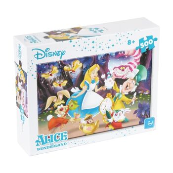 Puzzle Disney 500pcs Alice au Pays des Merveilles 1