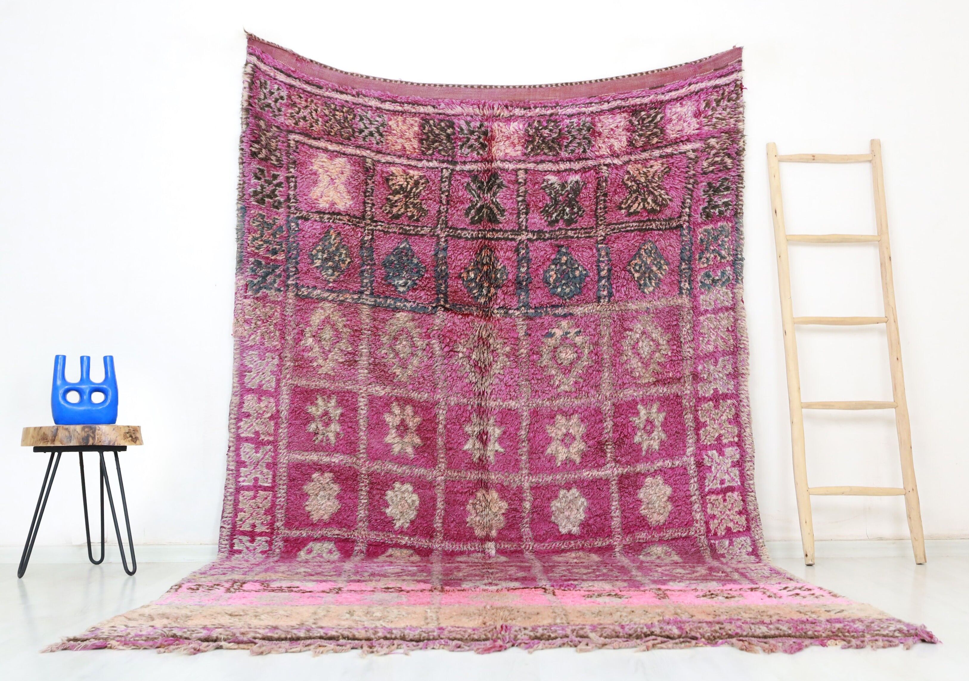 Alfombra marroquí vintage Alennas 184 cm x 320 cm