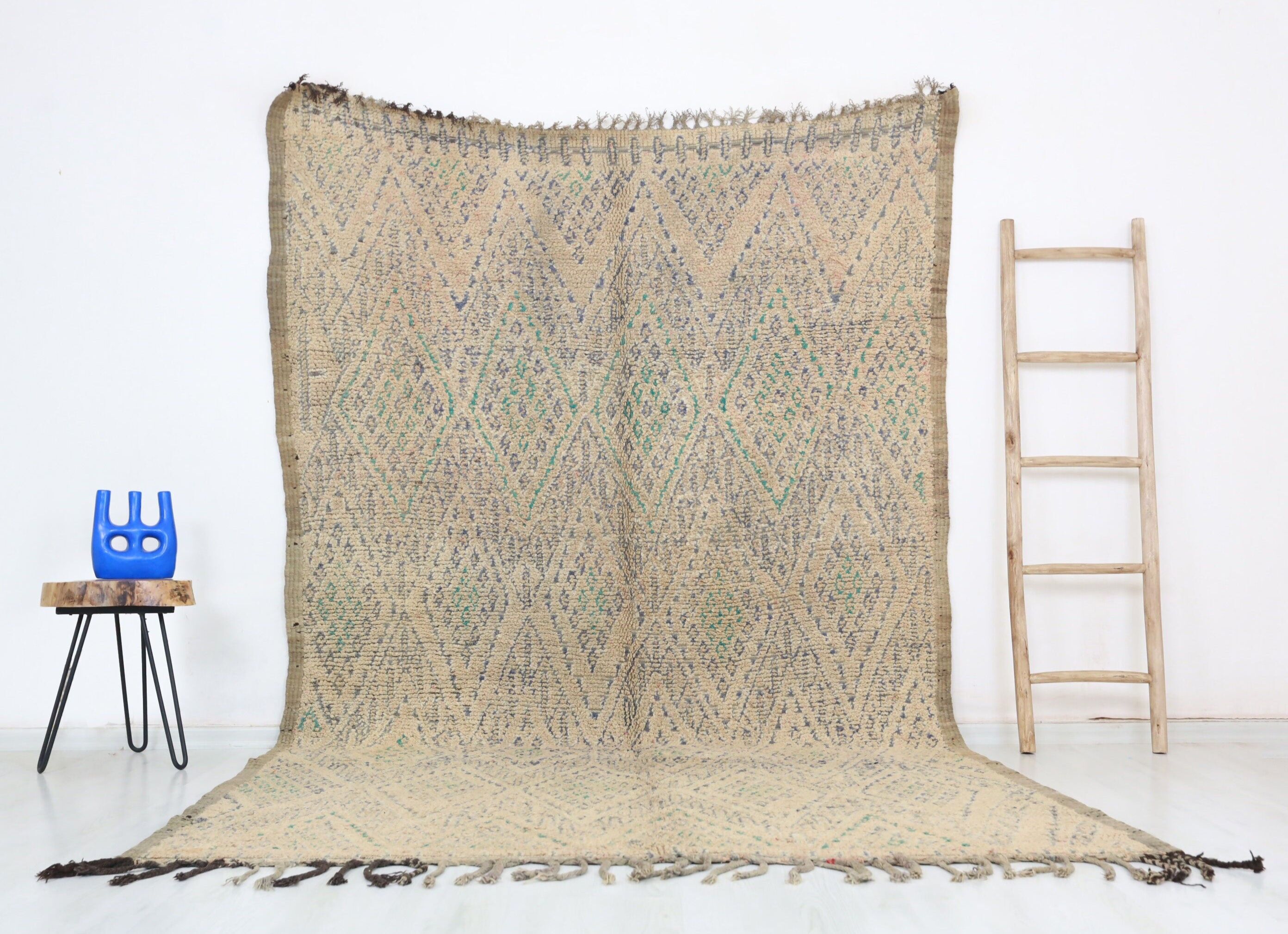 Alfombra marroquí vintage Deril 190 cm x 306 cm