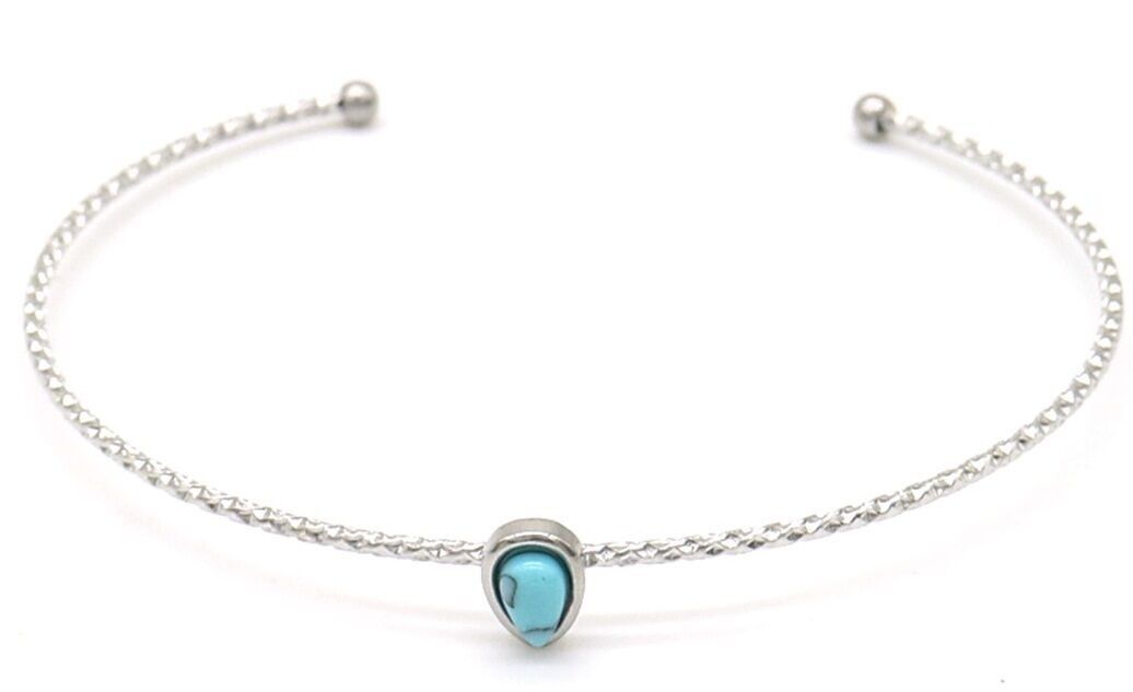 A-A14.2B010-003S S.Brazalete de acero turquesa