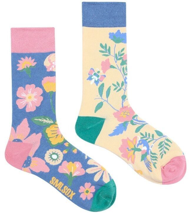 S-K2.1 SOCKS2512-078 Par de calcetines Talla 38-45 Flores