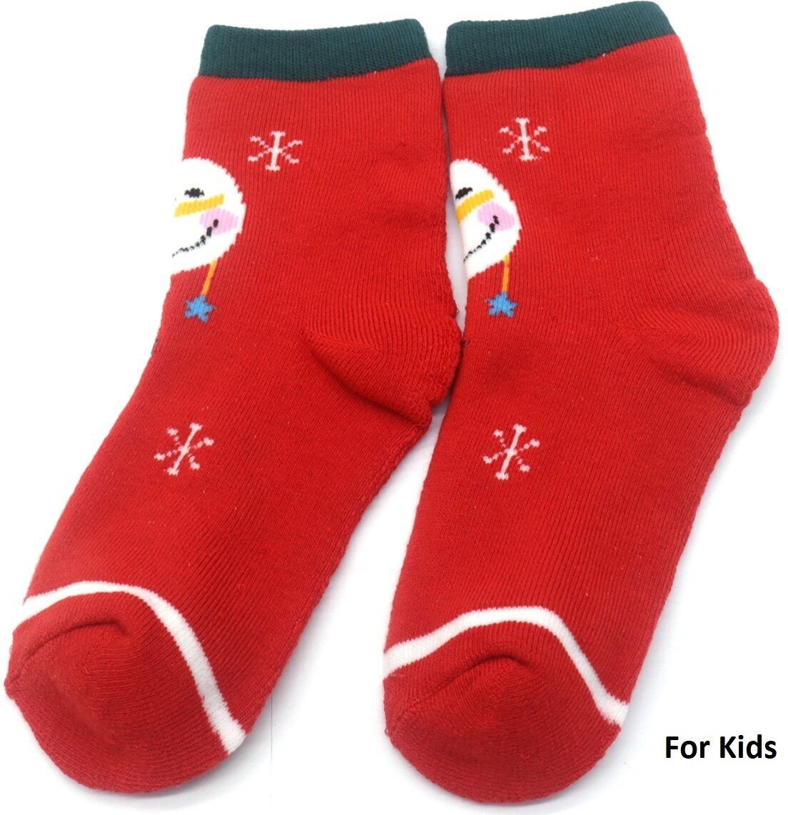S-H1.3 SOCKS2359-001-3 Par de calcetines talla 33-38 Navidad para niños