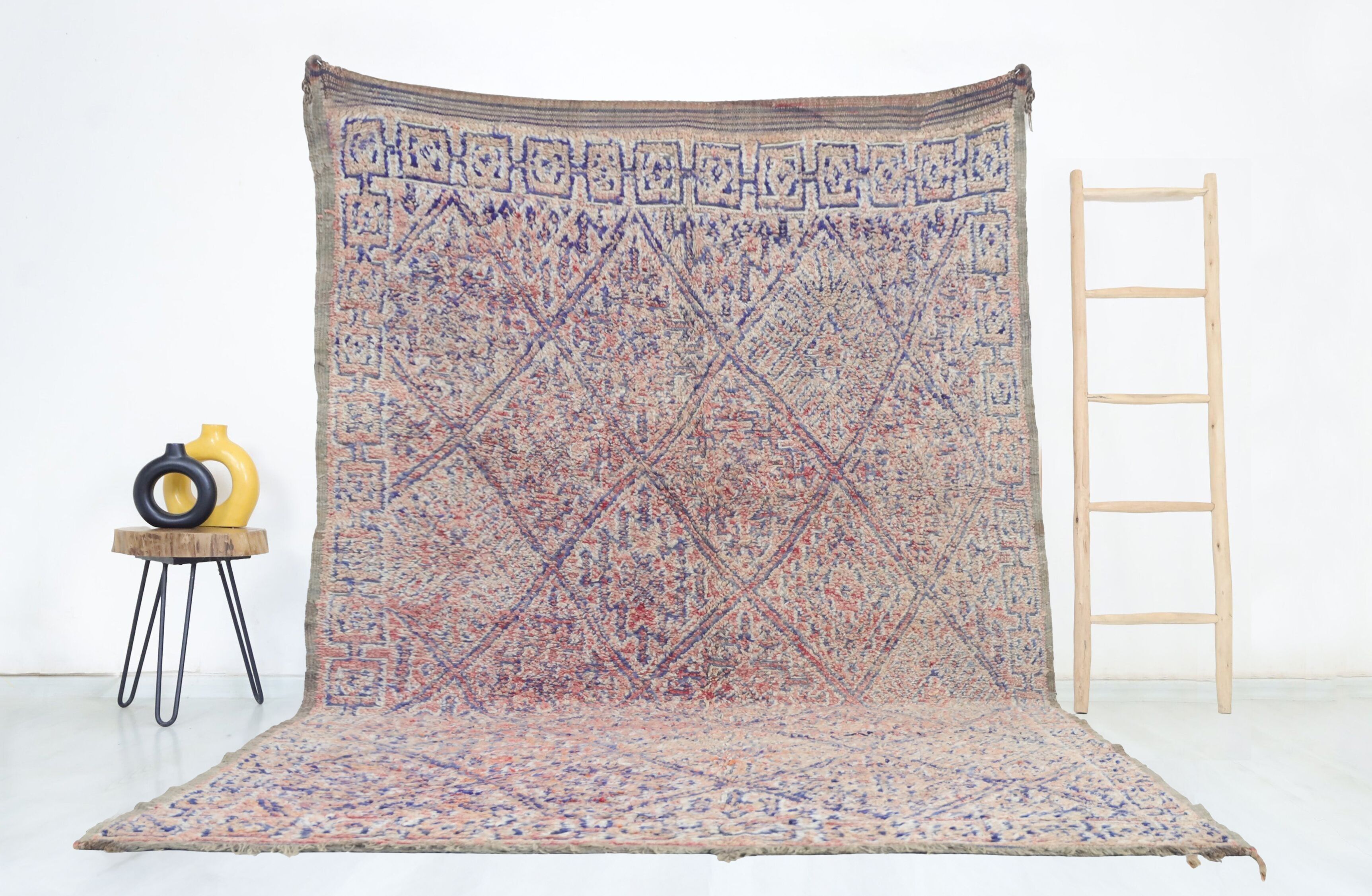 Alfombra marroquí vintage Aṣil 186 cm x 336 cm