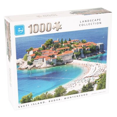 Puzzle 1000 Teile Sveti, Budva, Montenegro