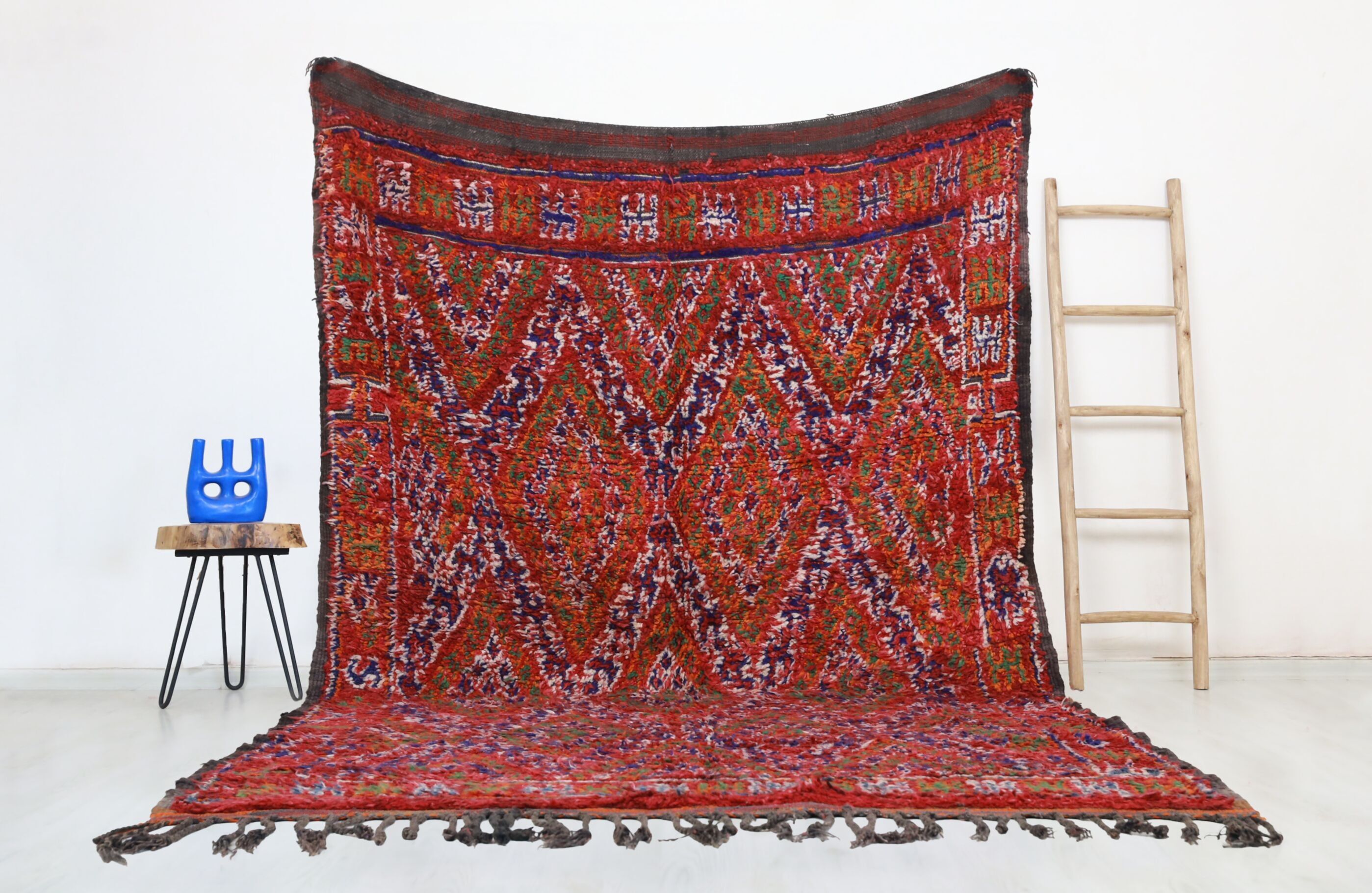 Alfombra marroquí vintage Oussa 208 cm x 334 cm