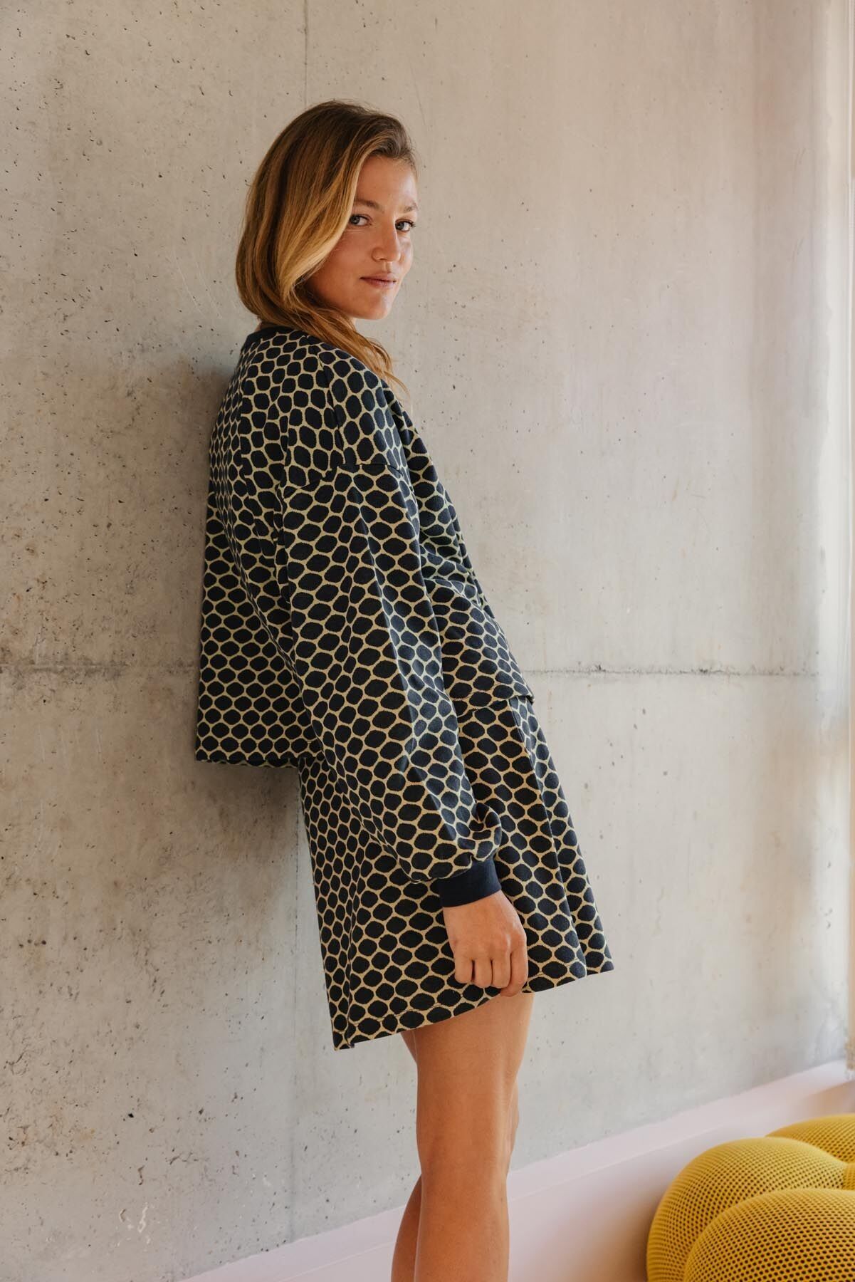 Sudadera de punto 100% ALGODÓN ORGÁNICO - Abeja