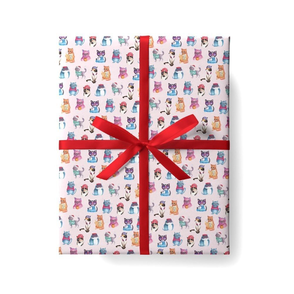 Papel de regalo y decorativo - Wonder Cats