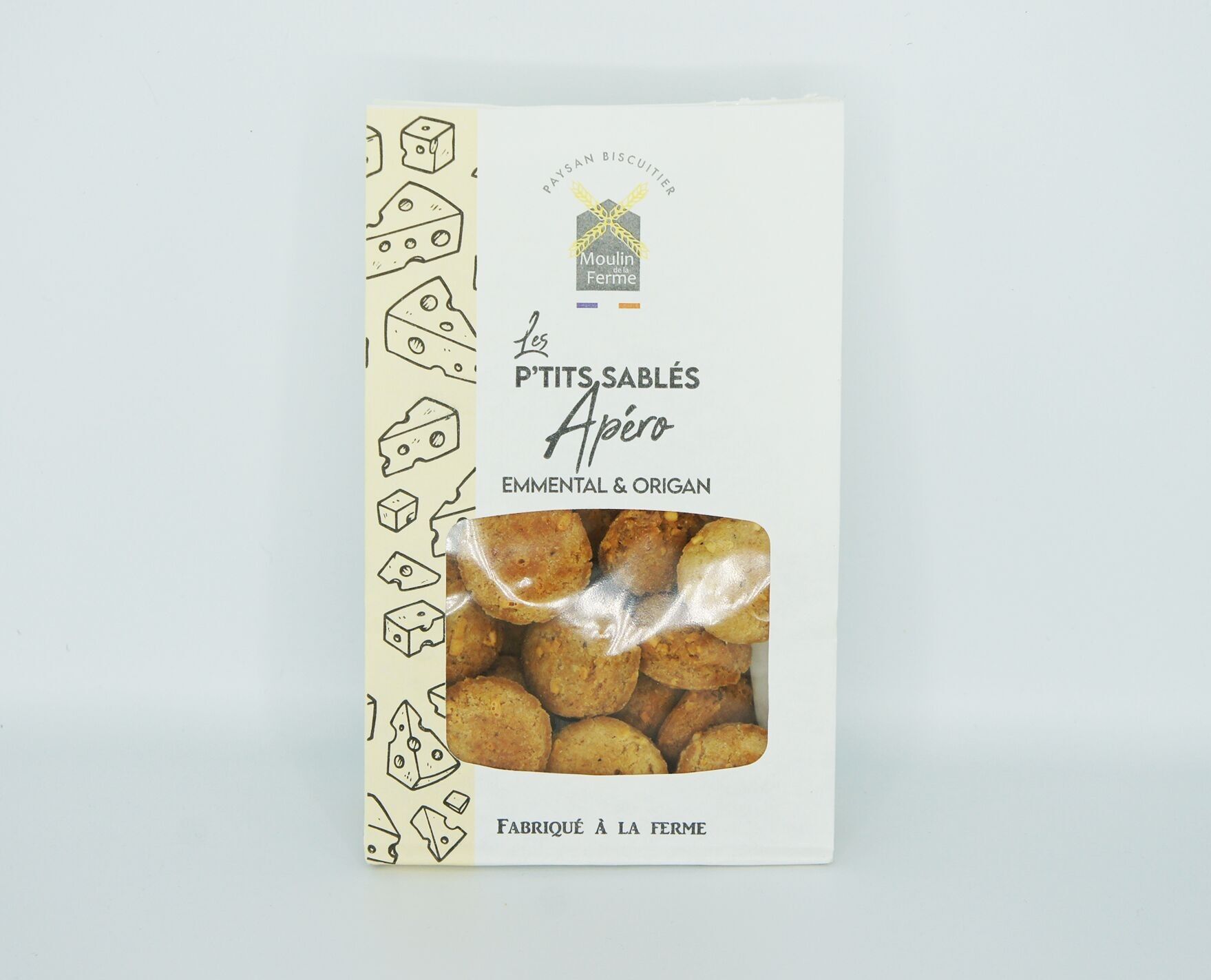 Little Apéro Shortbread Cookies - Emmental and Oregano