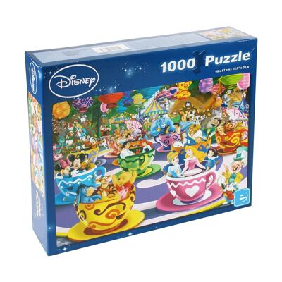 Puzzle Disney Mad Tea Tazas 1000 piezas