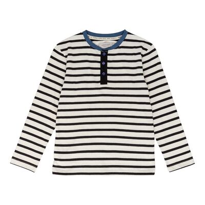 Shirt kid organic lambda ii rayas Fair Trade Product