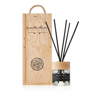 Fresh linen & bois precieux natural reed diffuser