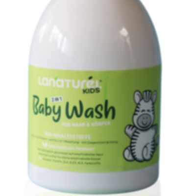 Shampooing et gel lavant 2en1 pour bébé