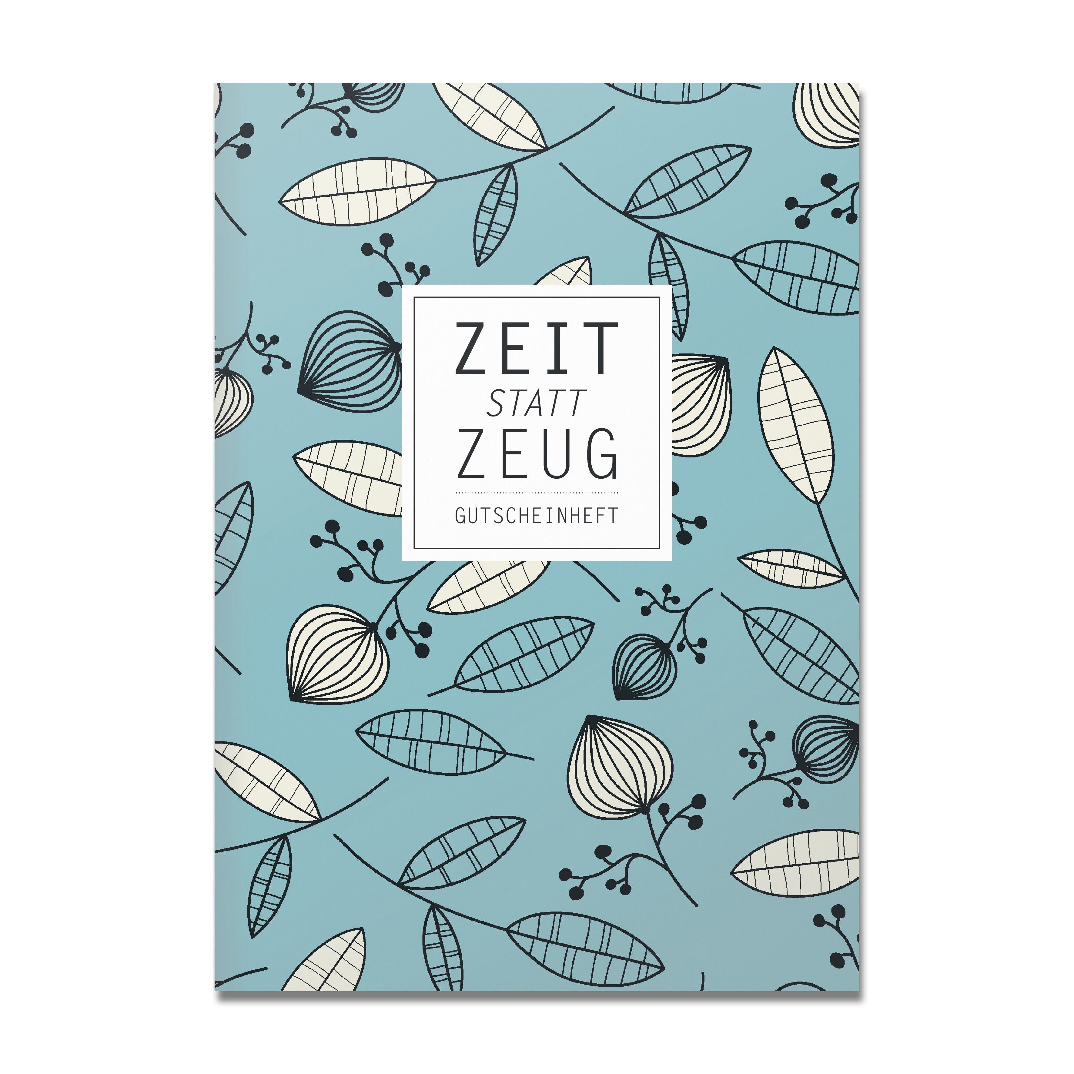 Tempo di libretto di buoni invece di roba, blu