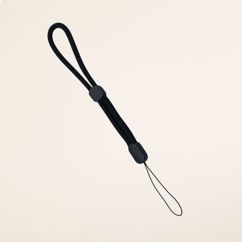 Lanière appareil photo noir