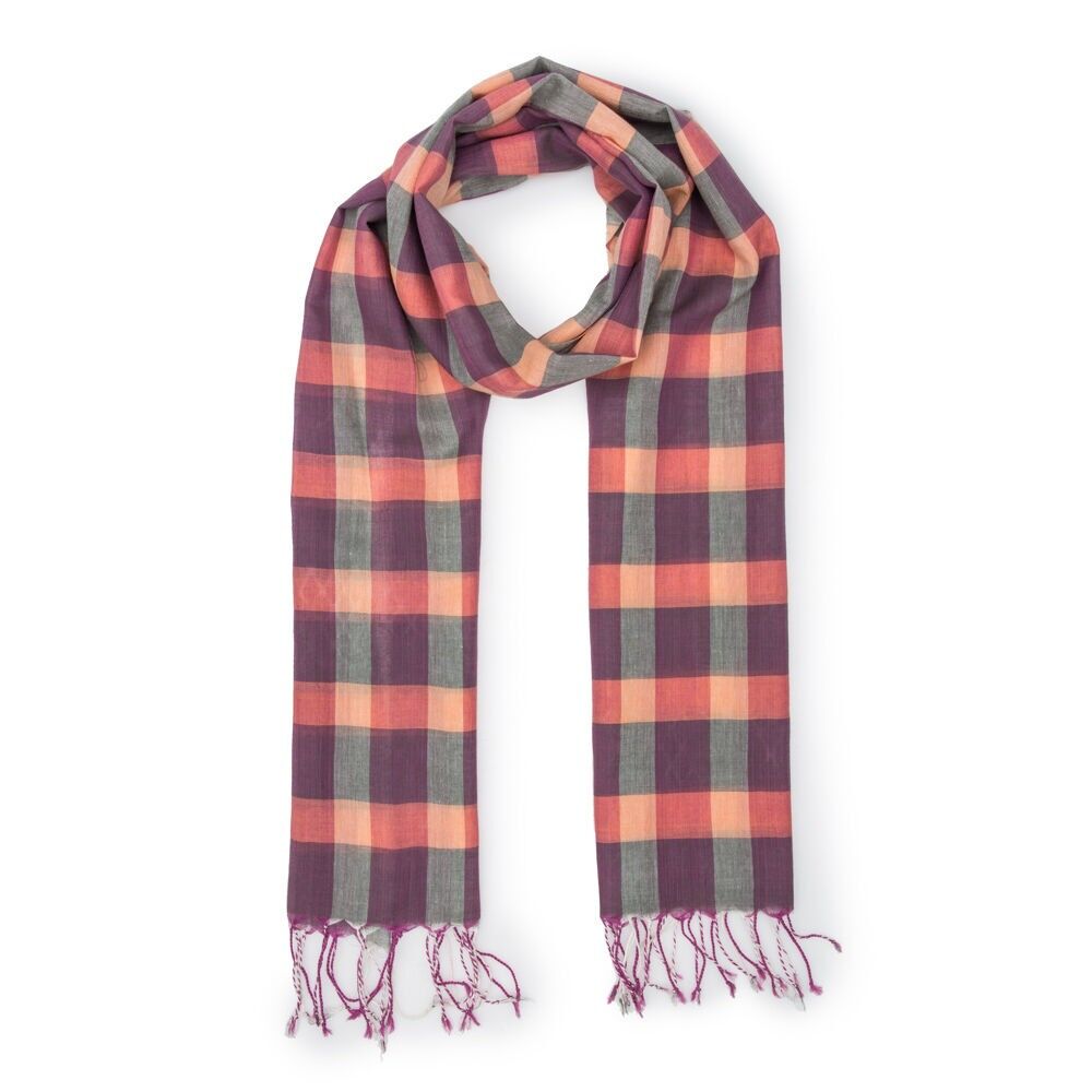 Sciarpa in cotone Etsu, prodotto del commercio equo e solidale