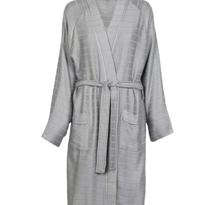 Bamboo Morning Gown Unisex, Granite L/XL