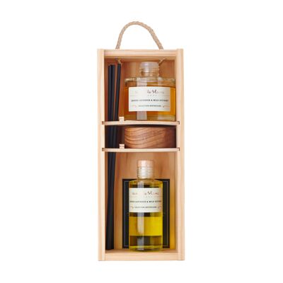 Set de regalo difusor con recambio - Grosso Lavender & Wild Vetivert -