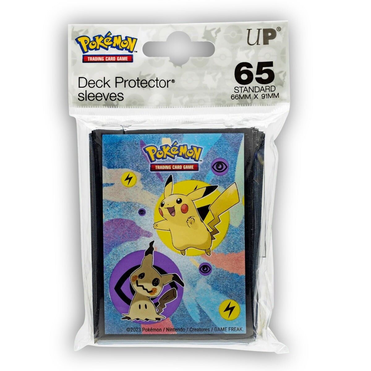 Pikachu & Mimikyu Standard Deck Schutzhüllen für Pokémon (65 Karten) Ultra Pro