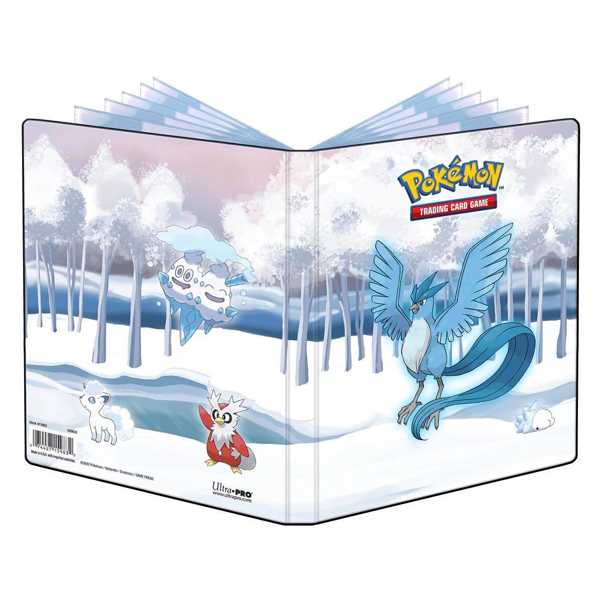 Galerie-Serie Frosted Forest 4-Pocket-Portfolio für Pokémon Ultra Pro