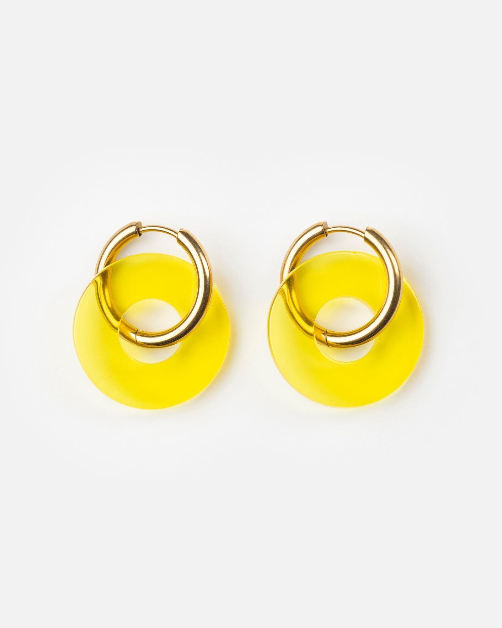 Orecchini DONUTS - Giallo -