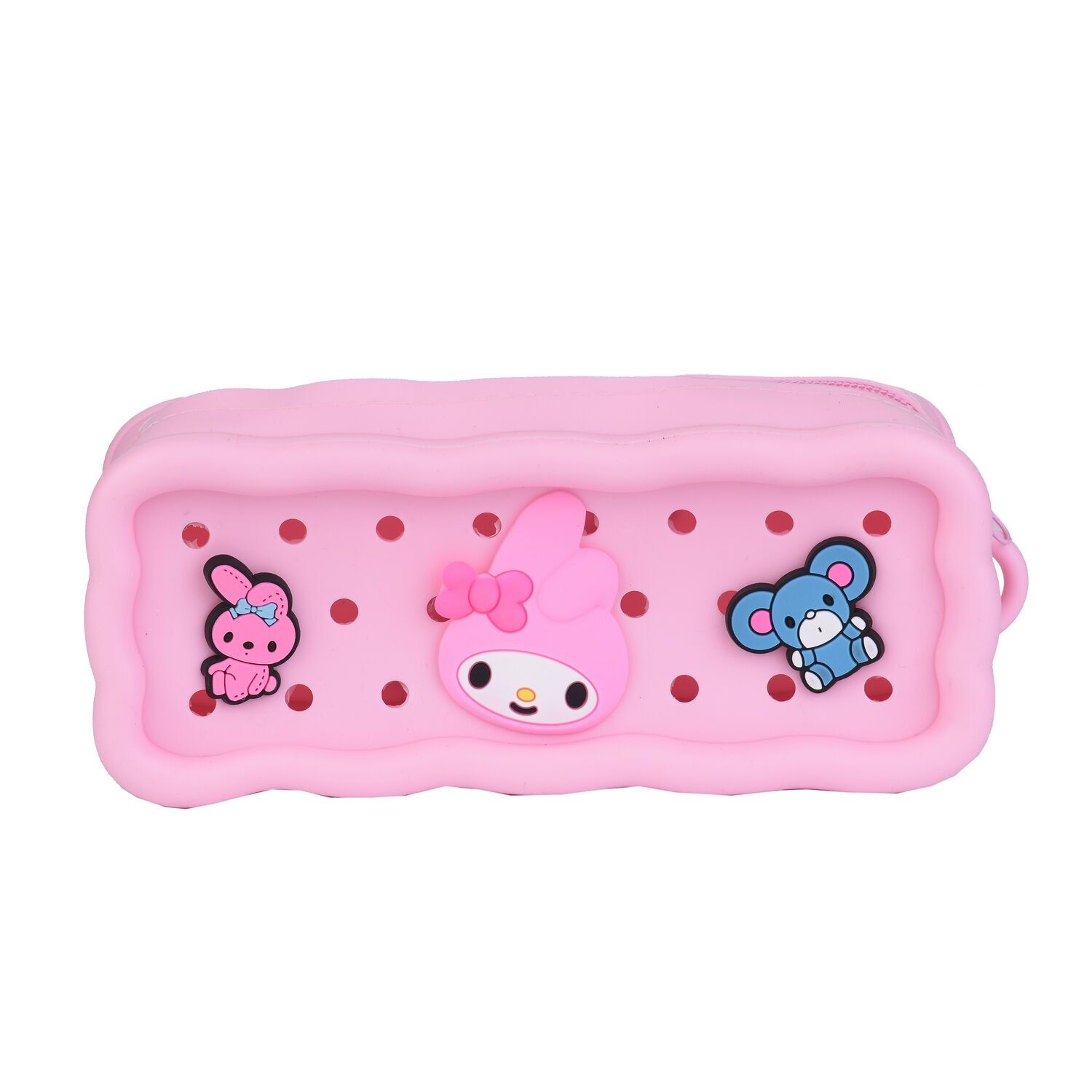 My Melody Silikon-Federmäppchen + 4 Anhänger