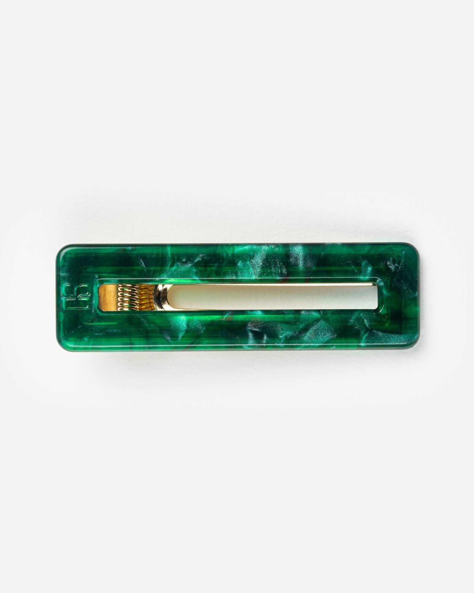 Barrette RECTANGLE - Vert -