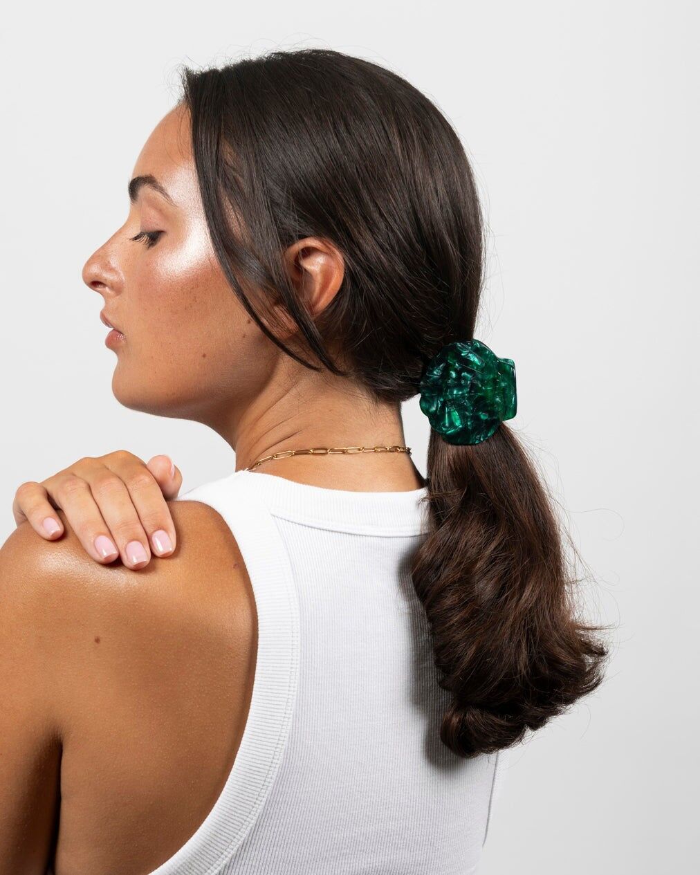 Fermaglio per capelli SIRENA - Verde -