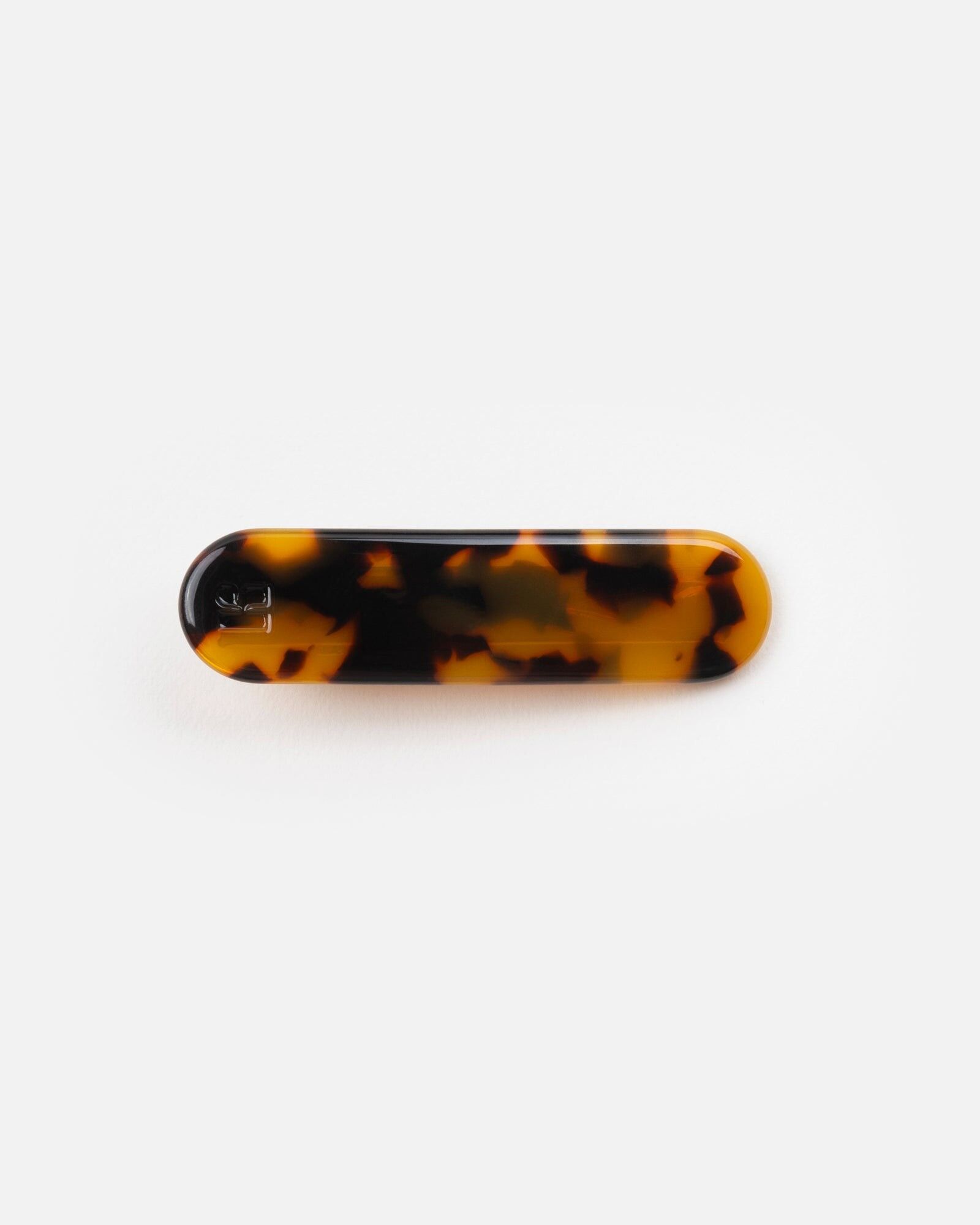 Barrette ARRONDIE - Écaille -