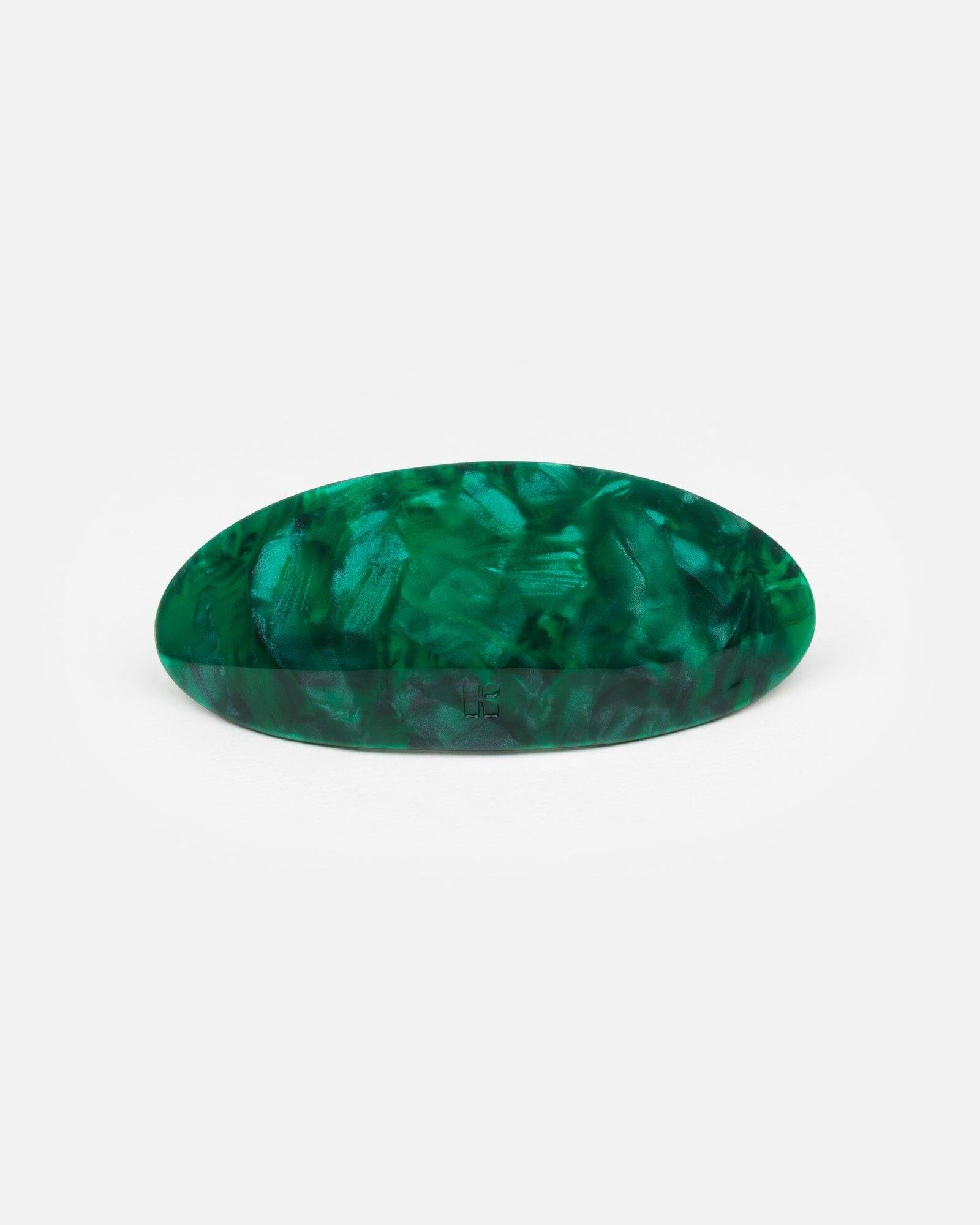 Fermaglio ovale - Verde -