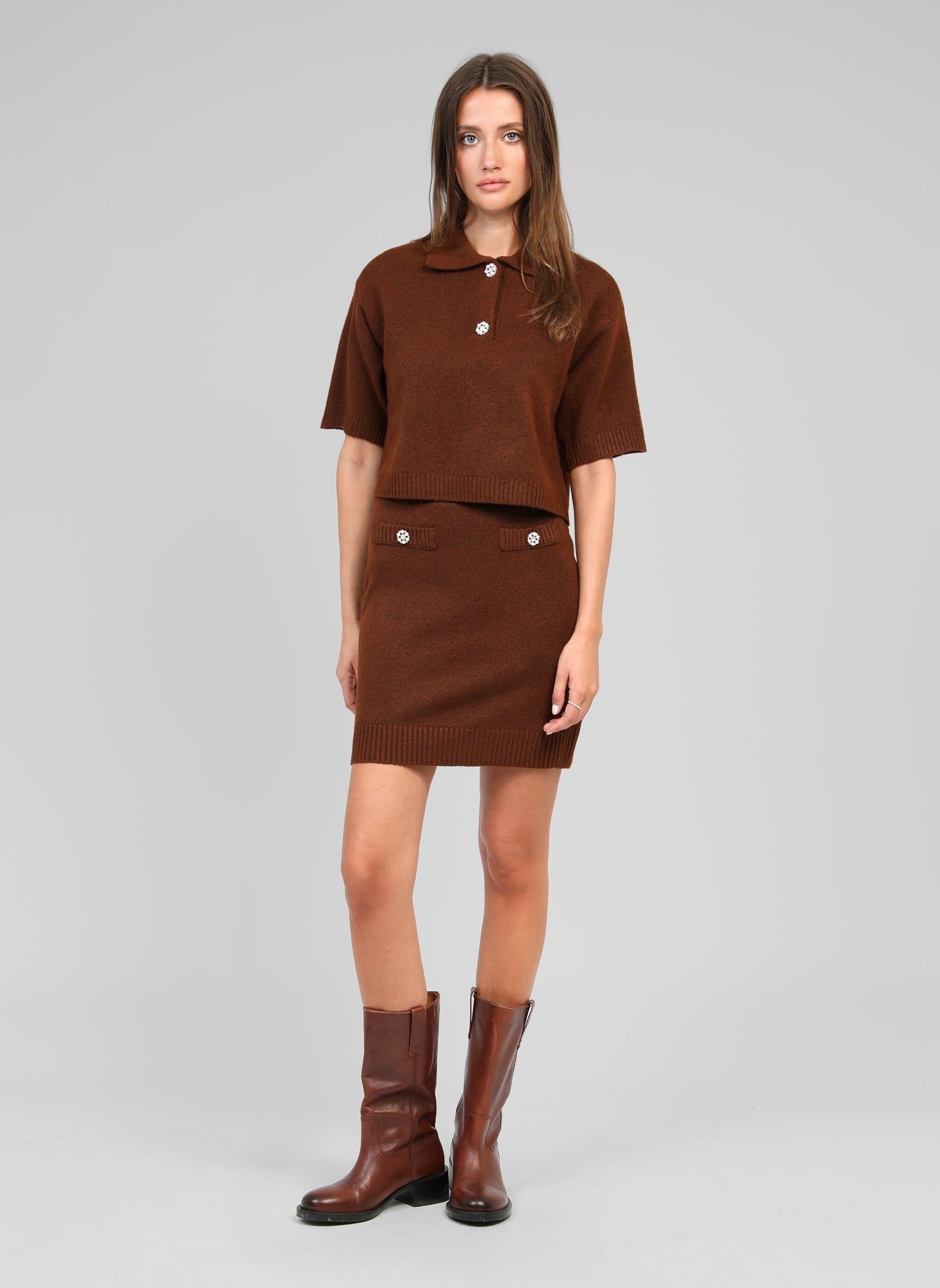 GONNA CORTA NAMINI marrone