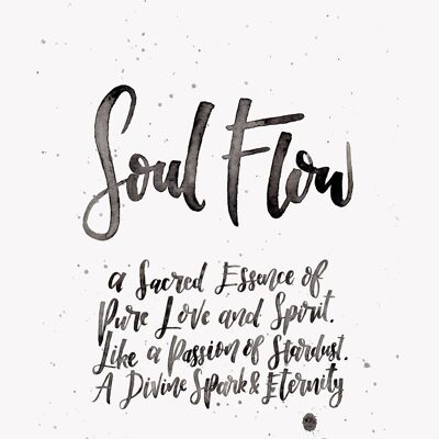 Soul Flow - 50x70 cm / 19¾ x 27½ pollici