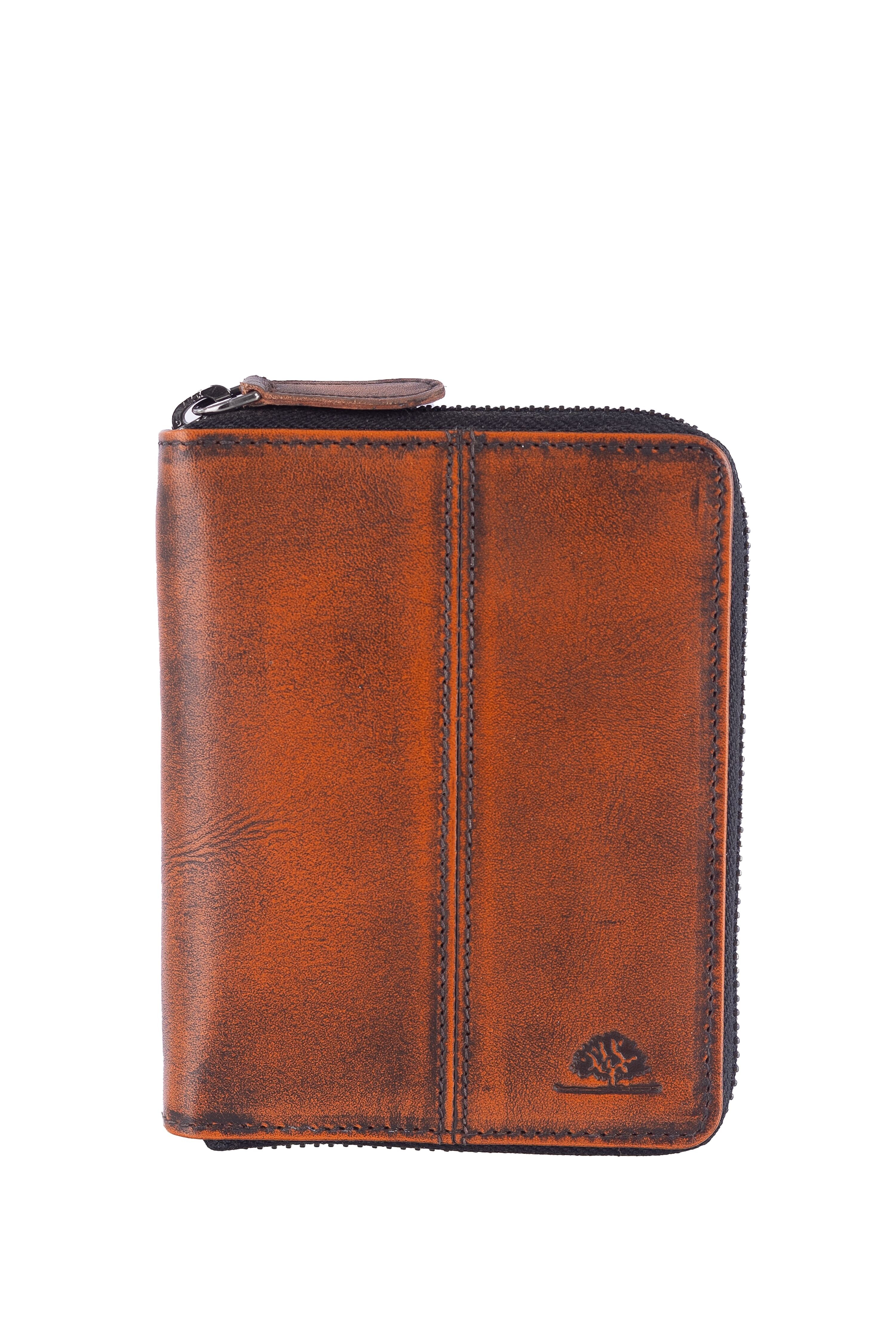 Portefeuille femme RV Destressed RFID orange rouille 2153-32