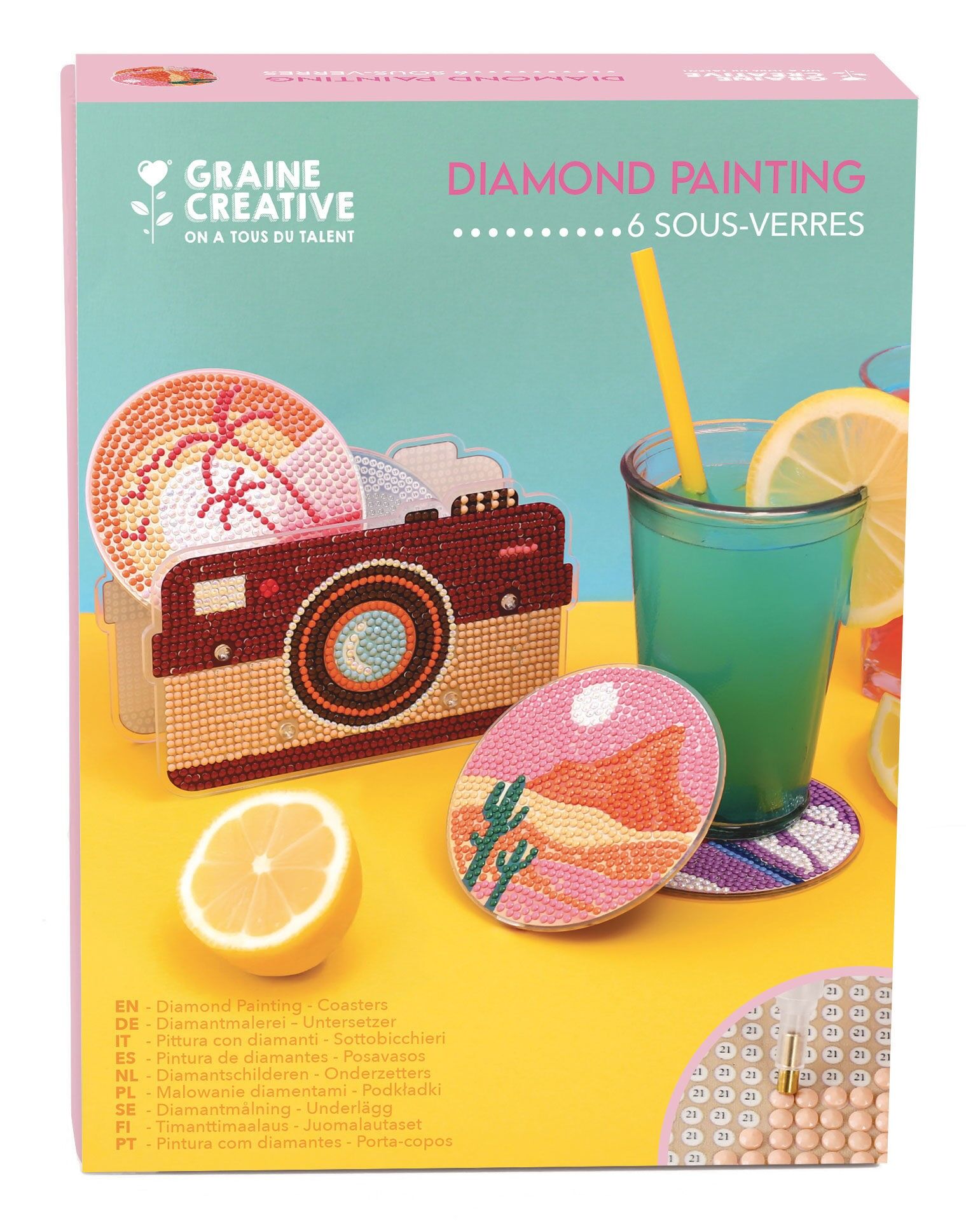 KIT SOUS-VERRES A STRASSER - PHOTOS coffret cadeau