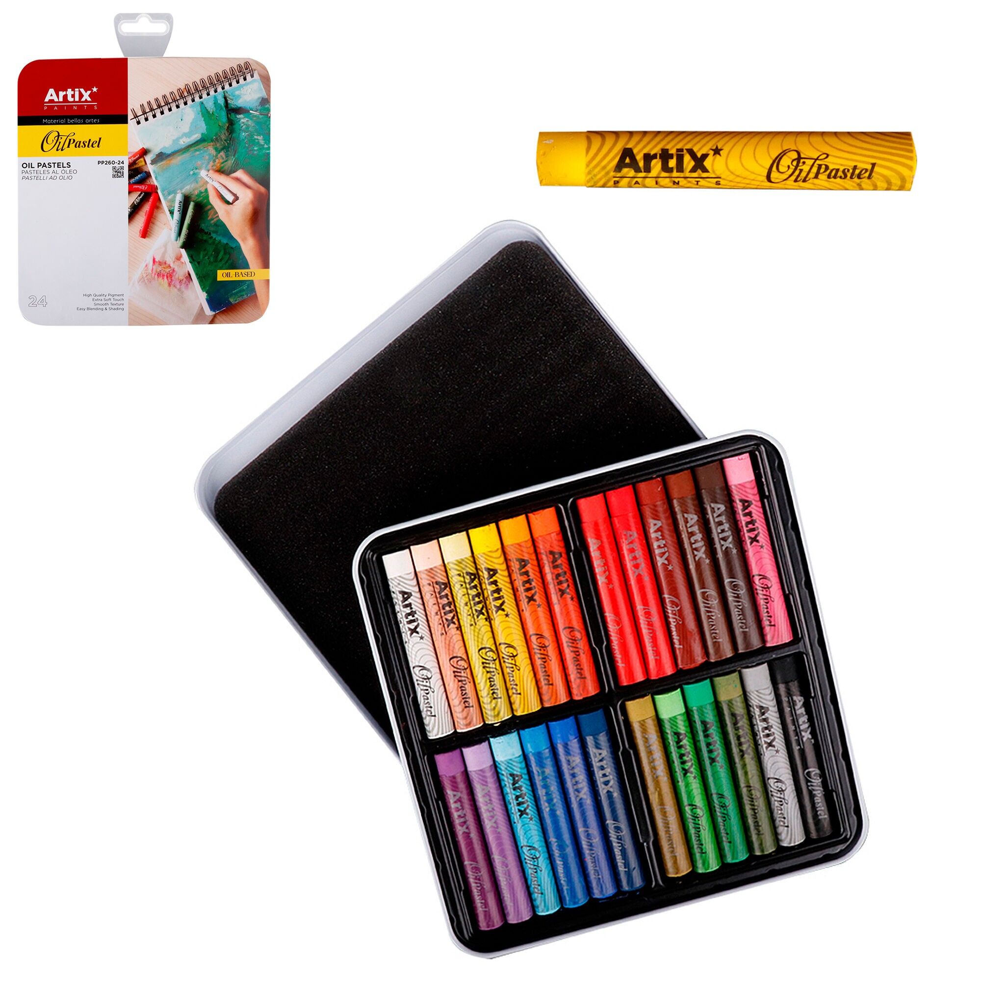24-Farben-Ölpastell