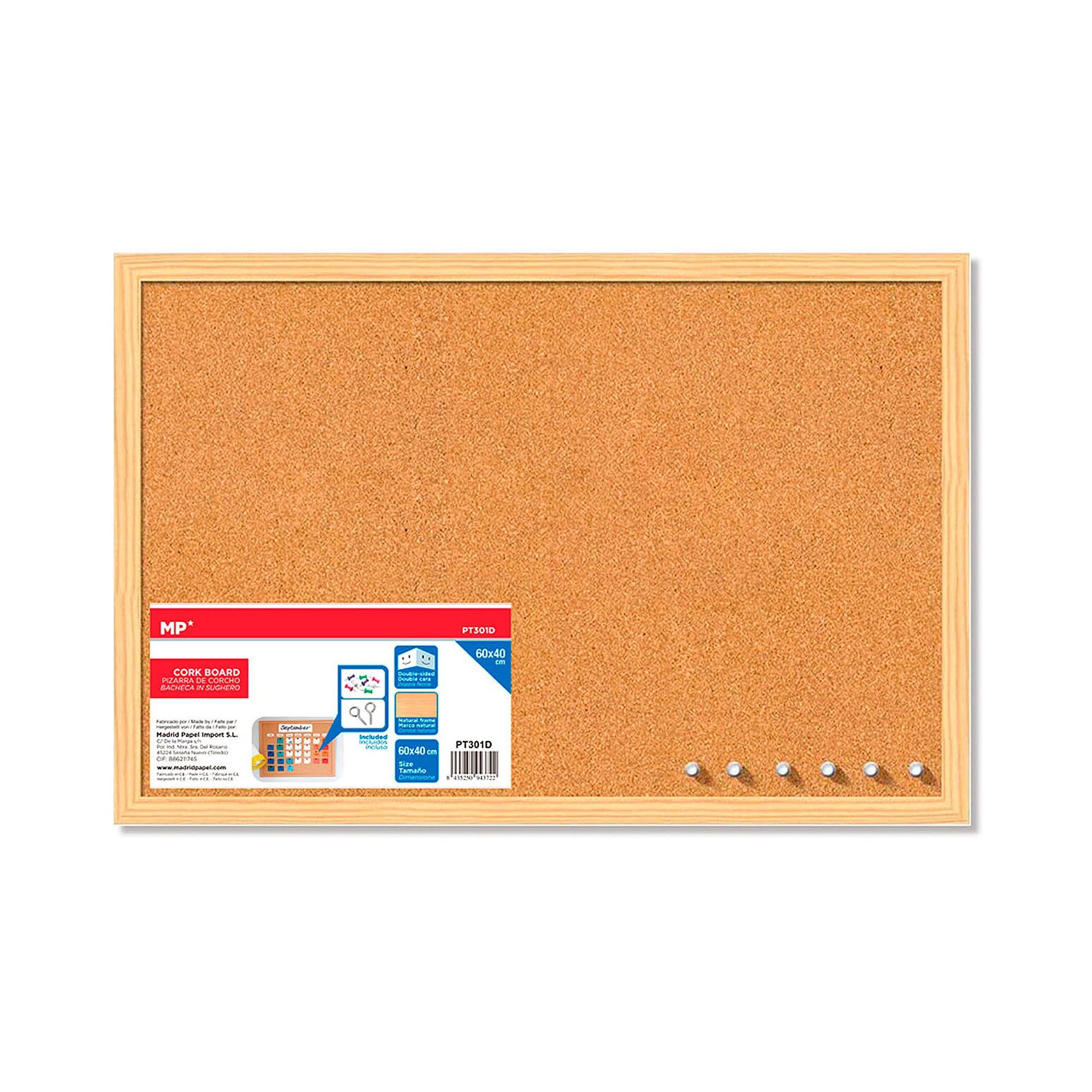 TABLEAU EN LIÈGE DOUBLE FACE 30 x 40 cm