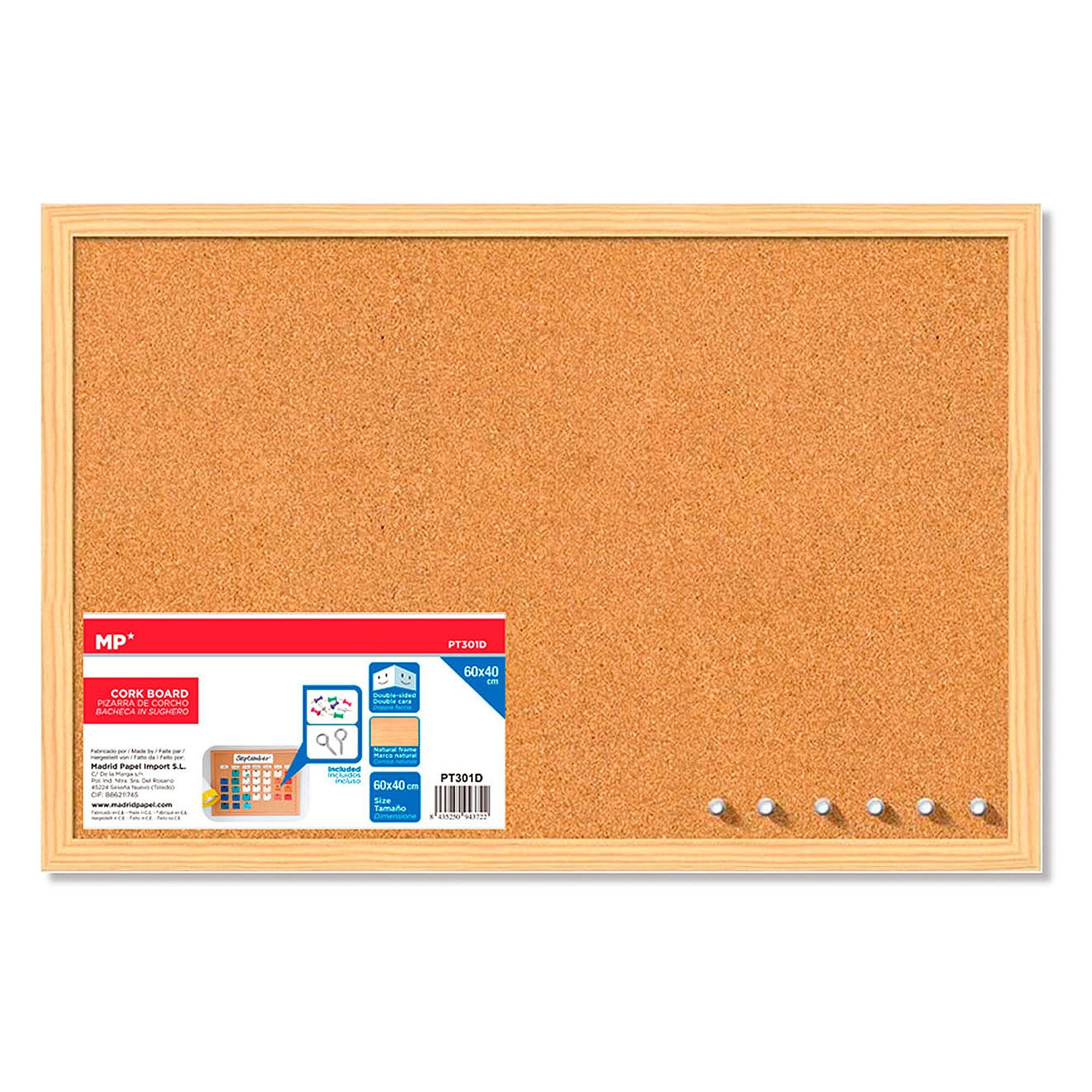 TABLEAU EN LIÈGE DOUBLE FACE 40 x 60 cm