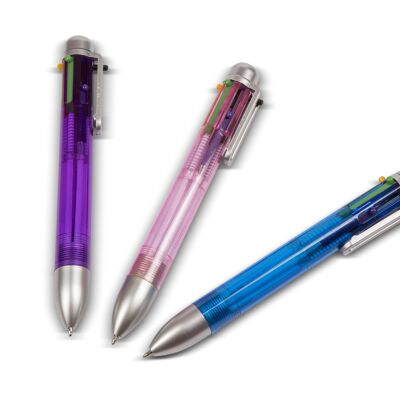 6 Farben Kugelschreiber