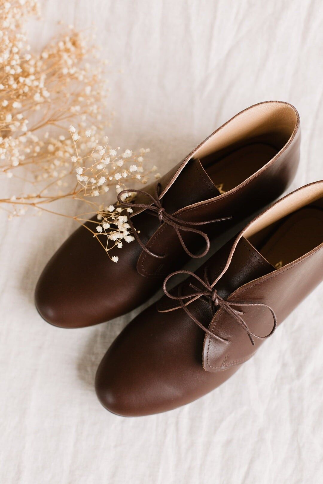 Handgefertigte Damenstiefel aus Leder - Malin - Schokoladenbraun 35-42