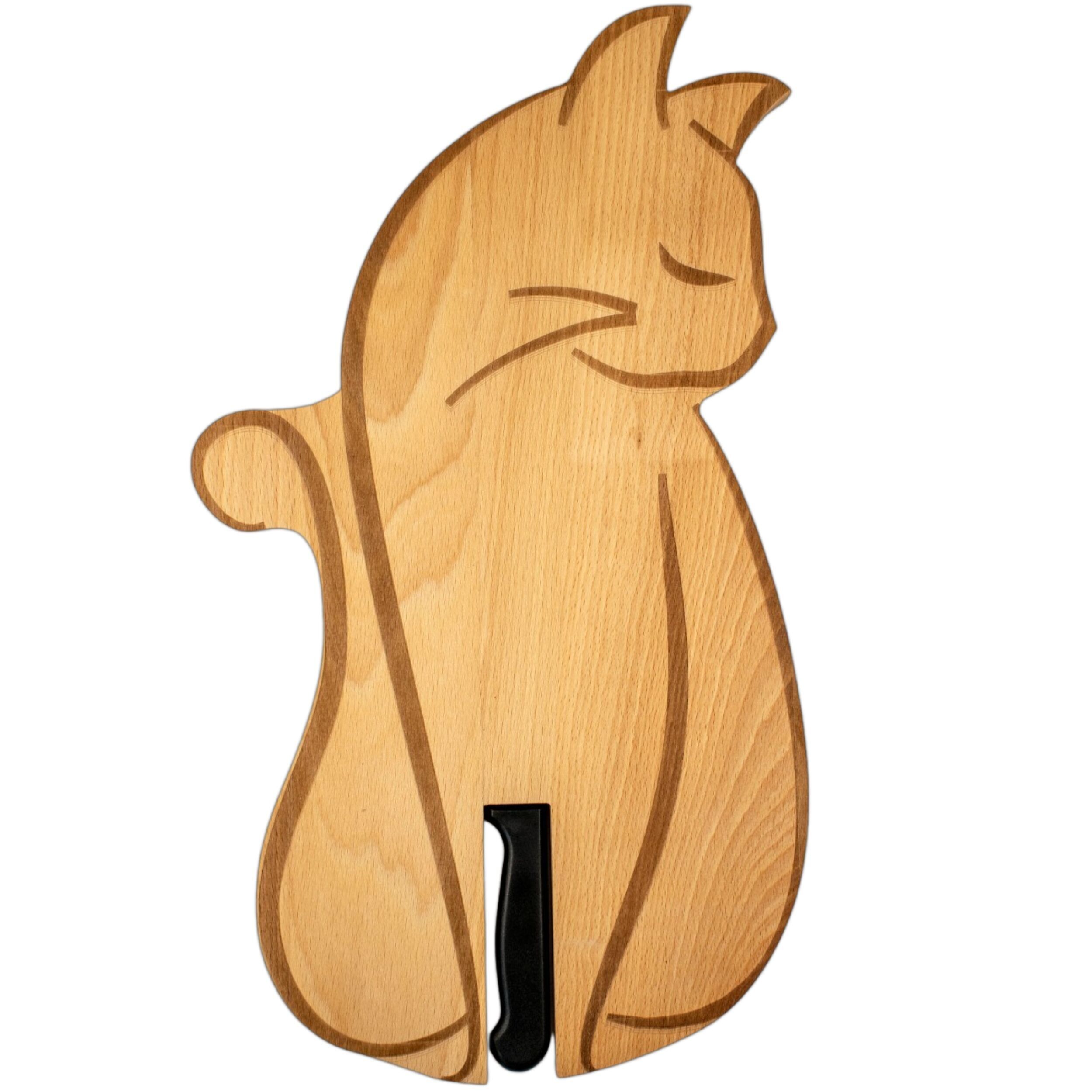 Schneidebrett - Katze