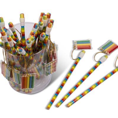 Rainbow Pencil & Mini Crayons